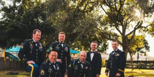 Nick Tran endorsements and groomsman at his wedding