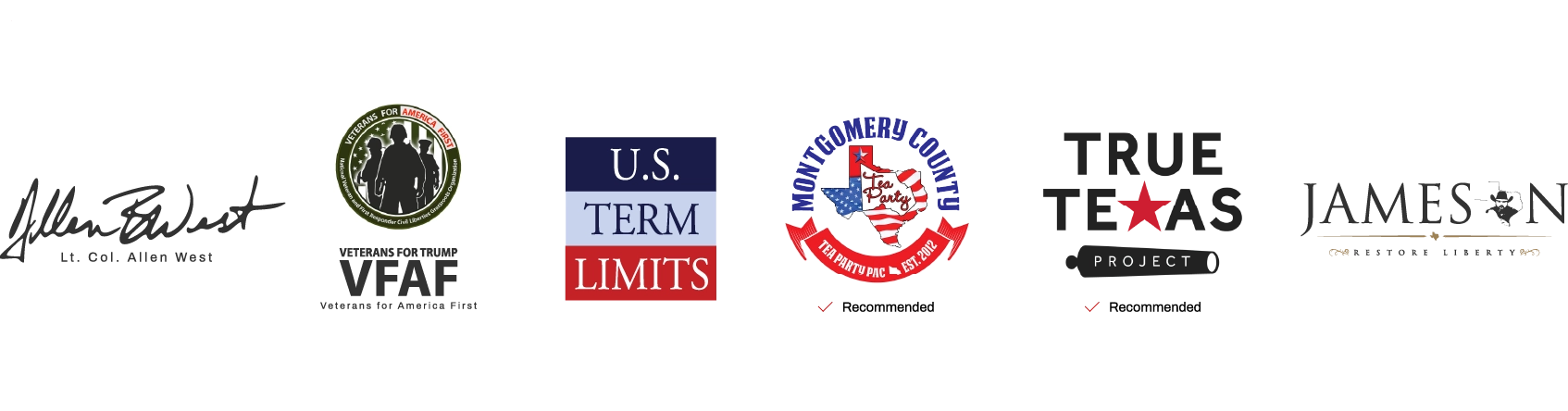 jameson ellis endorsements general flynn michael berry chad prather