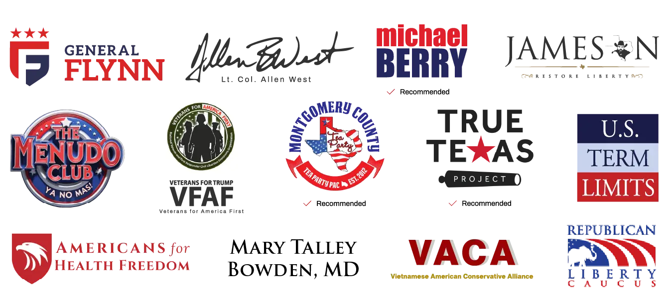 jameson ellis endorsements general flynn michael berry chad prather